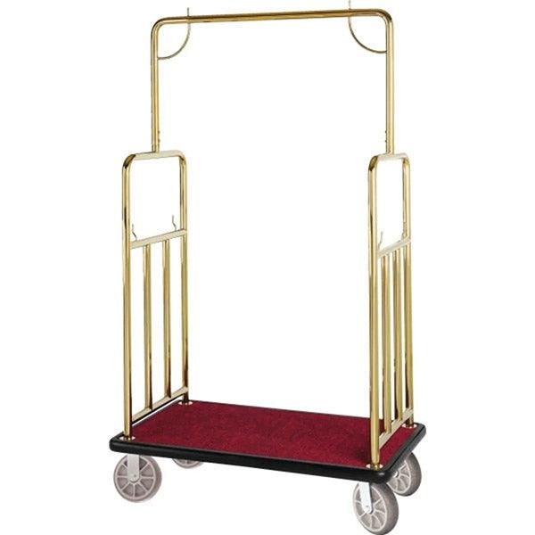 Bellman's Cart W/ 8" Non-Marking Wheels Titanium Gold