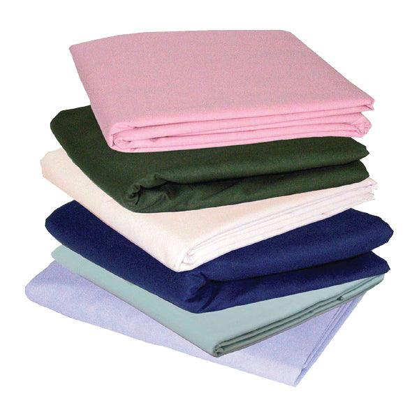 T-180  Color Flat Sheets, Case Pack of 2 DZ Rapid Hotel Supplies