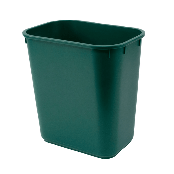 Hapco Elmar 13qt Trash Can Green, Flame Resistant