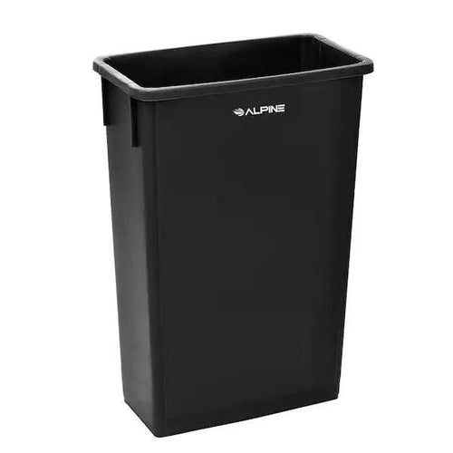 23 Gallon Trash/Recycling Can Black, Stackable, Crack Resistant