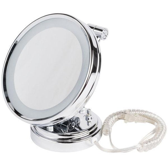 Conair Wall Mounted Makeup Mirror with Light Rapid Hotel Supplies