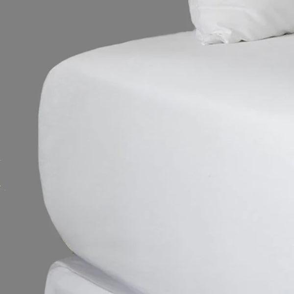 T250 Satin Plain Fitted polyester bed sheets