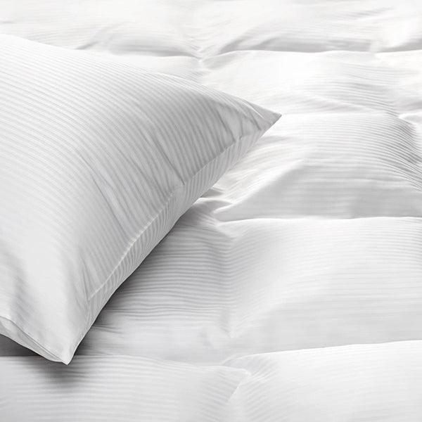 T250 Satin Stripe hotel pillow Case