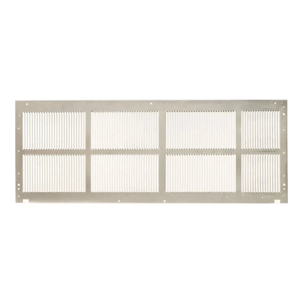 Amana SGK01B 2" Standard Stamped Aluminum Exterior Grille, Mill Finish