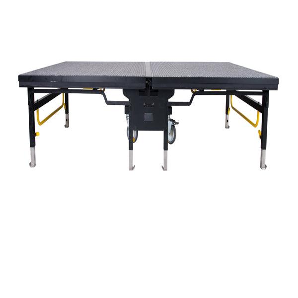 Occasion Portable Stage L 244 x W 183 cm, Especially Designed To Be Opened And Shut By A Single Person, Adjustable Height Range: 60–50–39 Cm.