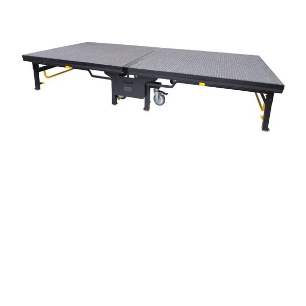 Occasion Portable Stage L 244 x W 183 cm, Especially Designed To Be Opened And Shut By A Single Person, Adjustable Height Range: 60–50–39 Cm.