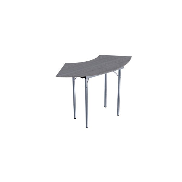 Ash Quarter Round Table L 45 x W 45 cm, Sturdy And Space-Saving, MDF Laminated Table Top