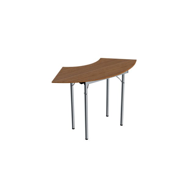 Beechwood Quarter Round Table L 45 x W 45 cm, Sturdy And Space-Saving, MDF Laminated Table Top - 